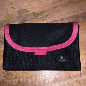 Buddy Pouch Black / pink trim